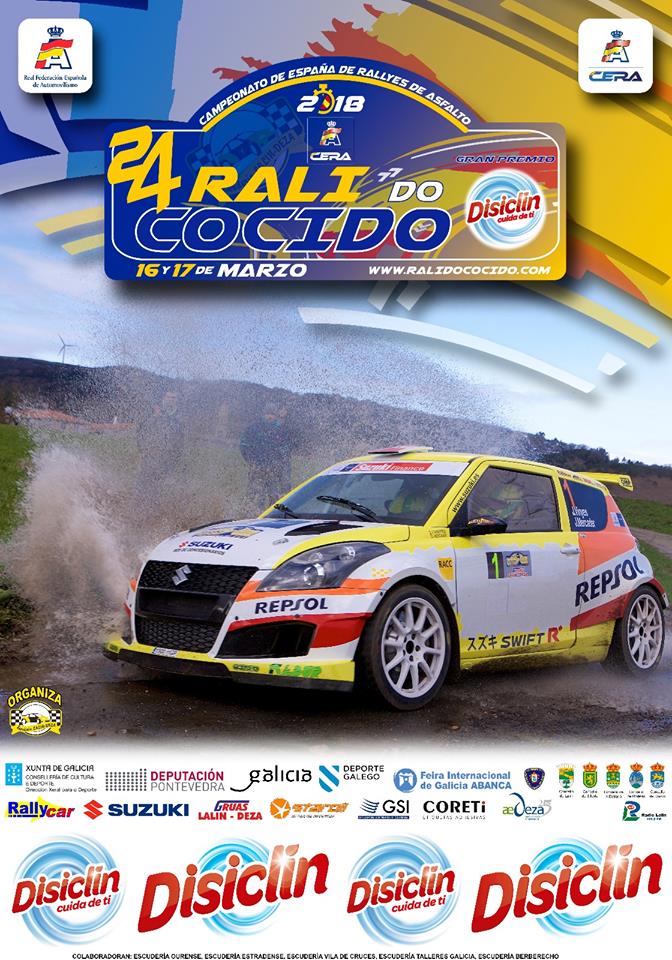 cartel oficial XXIV Rallye do Cocido